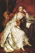 Thomas Gainsborough Miss Anne Ford (mk08) Spain oil painting artist